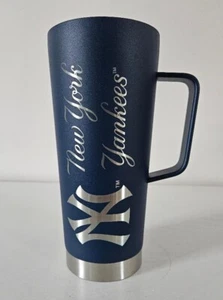 MLB New York Yankees Stainless Steel 18 oz. Roadie Tumbler With Handle New - Picture 1 of 3