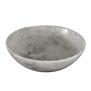 Mittelstück Marmor weiß Carrara Arte Bowl Tablett Teller Deko Ø 20 cm - Bild 1 von 3