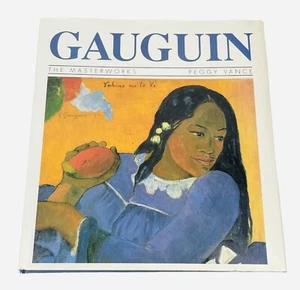 Vintage 1991 Gauguin by Peggy Vance HC DJ Art Artist 48 Color Plates Illustrated - Imagen 1 de 17