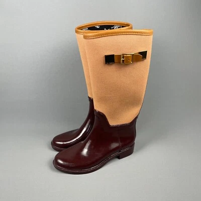 Botas de agua Wellington TED BAKER para mujer talla UK 5 | EUR 38 marrón sin cordones Foto 1 de 4