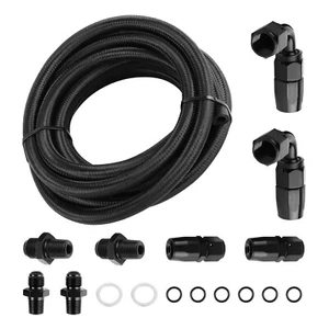 Transmission Cooler Hose Line 6AN Hose Line Kit Fits For GM 4L60E 4L65E CPE new - Picture 1 of 12