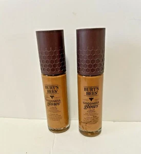 2- Burt's Bees Goodness Glows liquid makeup 1060 chestnut - Picture 1 of 1