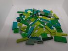 Lego Parts Bundle Tiles Green Turquoise Sand Lime Stud Round