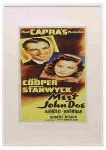 Meet John Doe 04 Film A3 A4 Framed Print Picture - Picture 1 of 1