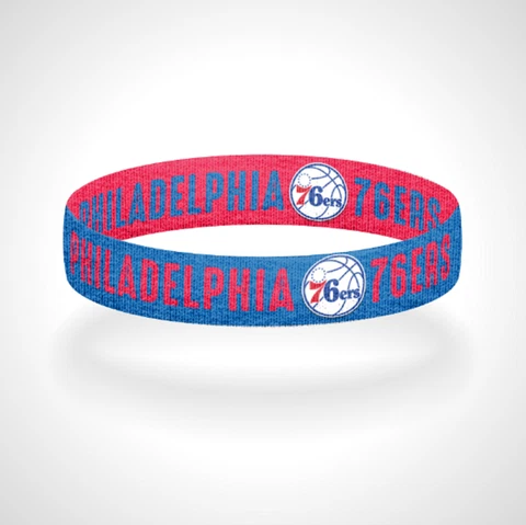 Reversible Philadelphia 76ers Bracelet Wristband Trust the Process Cover