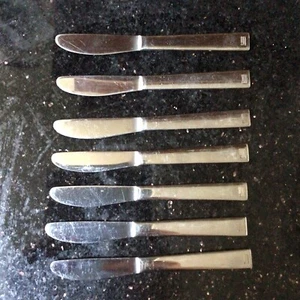 Vintage US Airways Stainless Steel 6.25” Knives - Fab For Butter Or Condiments - Picture 1 of 10
