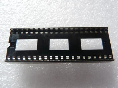 2x Support CI Large Lyre DIP 40 Broches Contacts Bronze - Photo 1/3