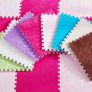 10X Interlocking Carpet Shaggy EVA Foam Mats Fluffy Area Rugs Exercise Play-Mat - Picture 1 of 26