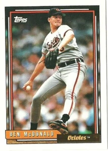 BEN McDONALD BALTIMORE ORIOLES #540 - TOPPS NM-MT 1992 - Bild 1 von 2