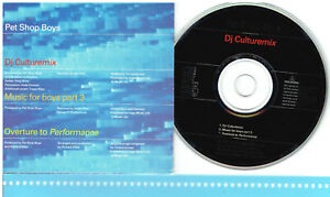 PET SHOP BOYS Dj Culturemix CD bleu 3 titres