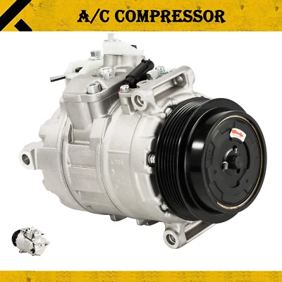 A/C Compressor 98394 for Mercedes-Benz SL55 S600 ML500 C350 C240 CL500 E320 C250 - Image 1 of 4