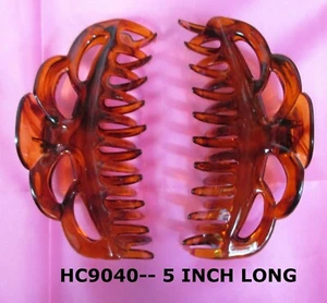 Choose Quantity--5.25 " Turtoise Color Hair Claws Hair Clips --HC9040-5 - Picture 1 of 3