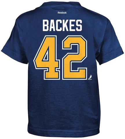 David Backes NHL Reebok St. Louis Blues Premier Jersey Navy T-Shirt Youth (S-XL) Cover