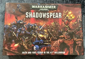 warhammer 40k shadowspear box, poster, core rules, 2 dice, no miniatures - Picture 1 of 6