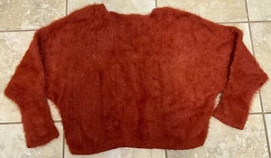 If It Were Me Women’s Rust Orange Sweater M Medium - Picture 1 of 9
