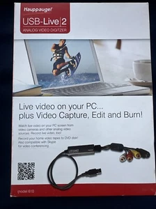 Hauppauge 610 USB-Live 2 Analog Video Digitizer Video Capture Device NEW - Picture 1 of 4
