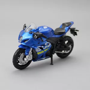 1:18 Suzuki GSX-R1000 Motorcycle Model Toy Diecast Toy Car Boys Toys Kids Blue - Picture 1 of 7