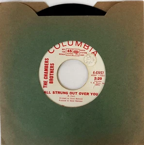 The Chambers Brothers - All Strung Out Over You 7” Promo Single 1966 Columbia US - Picture 1 of 4