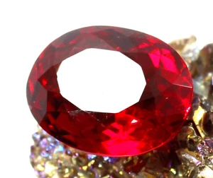 AAA+ Mozambique Red Ruby 65.4 Ct. Oval Cut Faceted Loose Gemstone Gift for Women - Picture 1 of 7