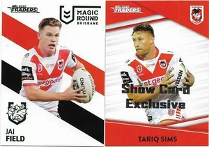 2020 Traders Show Card Exclusive & Album Parallel SIMS / FIELD Dragons - Picture 1 of 3