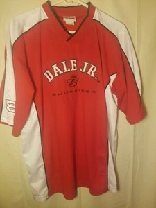 Dale Earnhardt Jr 8 Jersey ~ Chase Authentics Budweiser Bud T-Shirt Size Large - Picture 1 of 11