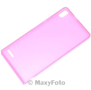 HUAWEI CUSTODIA ORIGINALE TPU SHELL CASE PER ASCEND P6 ROSA PINK FUCSIA NEW - Imagen 1 de 5