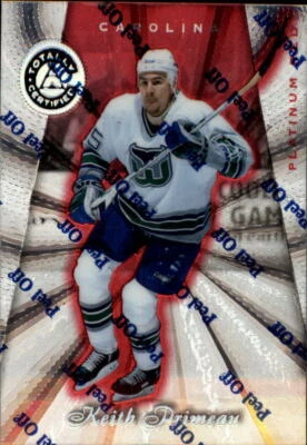 1997-98 Pinnacle Totally Certified Platinum Red #57 Keith Primeau Card /6199   - Image 1 of 2