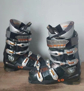 Head S9 Heat Fit Ski Boots Size 27/27.5 Black/Grey/Orange - Picture 1 of 9