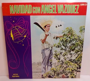 Angel Vazquez Navidad Con ALMA ALP123 Puerto Rico Aguinaldos   VG/G #7163 - Picture 1 of 4