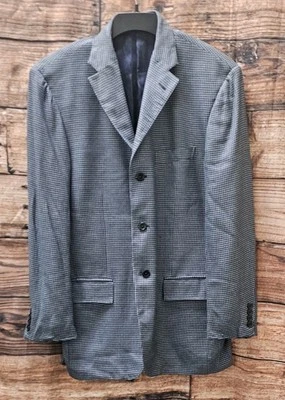 Blazer 40 de Lana y Seda Polo Ralph Lauren De Colección Abrigo Deportivo Hecho en Italia Pata de Gallo Foto 1 de 4