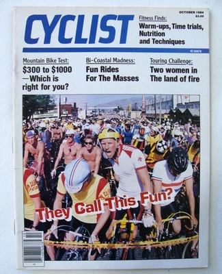 ~ Vintage CYCLIST Magazine October 1984 Cycling Bicycle Racing MTB ~ - Image 1 of 4