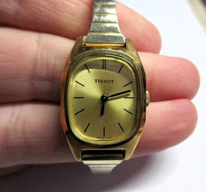 Vintage TISSOT Swiss Made, Handaufzug Damen Armbanduhr - funktioniert - Bild 1 von 4