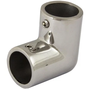 Eckverbindung 90° Feinguss Edelstahl VA Reling Verbinder Durchlass Rohr - Bild 1 von 8