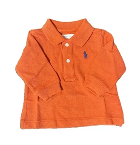 Ralph Lauren Baby Jungen Langarm Logo Poloshirt 3M,6M,9M - Bild 1 von 2