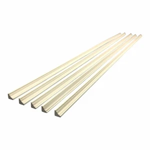 Dolls House Cornice 5pc Small White Unfinished DIY Miniature 1:12th Scale (D) - Picture 1 of 5