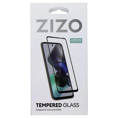 Protector Pantalla Cristal Templado ZIZO para moto g 5G (2023) - Borde Transparente/Negro Foto 1 de 2