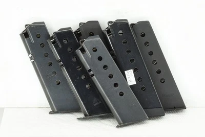 LOT 6x Factory Sig Sauer & Mec-Gar P220 Pistol .45 ACP 8 Round Magazines Mags - Image 1 of 4