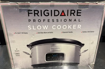 Frigidaire Professional Programmable 7-Quart Slow Cooker. New Open Box. See Pics - Image 1 of 4