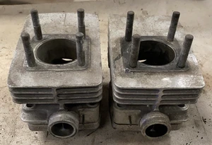 Suzuki GT550 Pair of Cylinder Barrels - Approx 1975 - Read Description - Genuine - Picture 1 of 8
