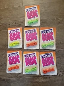 LOT of 7 Chinese Jump Ropes New in package neon colors. Party favors. - Picture 1 of 2