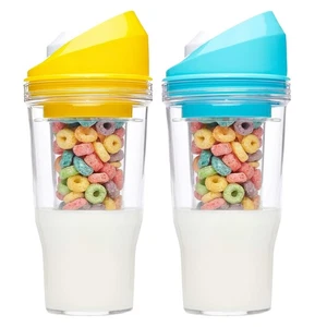 Crunch Cup On-the-Go Cereal Tumbler - Single Pack (2 Colors) - Picture 1 of 13