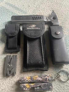 Six multi tools all kinds some unnamed ones in Winchester etc. - Picture 1 of 6