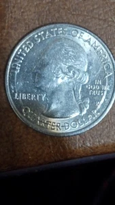 201 Utah State Quarter With Error Line Thru Lettering On Front. Beautiful Cond - Picture 1 of 6