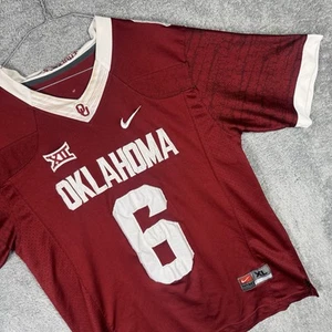 Oklahoma Sooners Baker Mayfield Jersey Mens XL #6 Nike Team Football Home Stitch - Picture 1 of 15