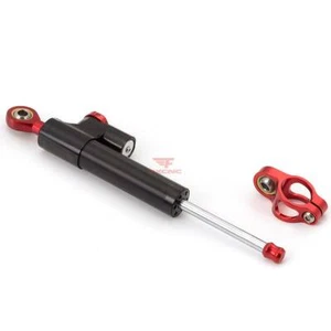 CNC Steering Damper Linear Stabilizer For YZF R1 R6 R125 MT07 MT09 R3 R25 MT03 - Picture 1 of 11