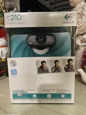 Logitech USB C210 Web Cam Zoom Skype Online Video - Image 1 of 4