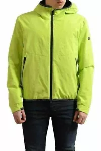 Hugo Boss "Jarono1" Men's Green Full Zip Hooded Windbreaker Jacket US L IT 52 - Picture 1 of 4