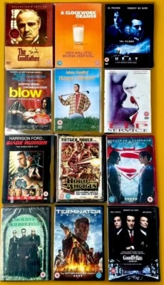 DVD BUNDLE Epic Cult Classic Movies Gangster Drama Sci-Fi Action Comedy JOB LOT - Image 1 of 4