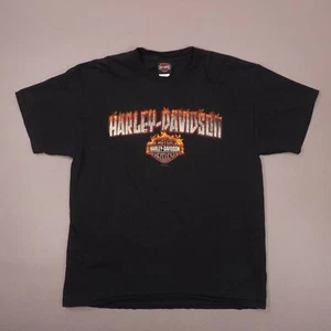 Harley Davidson Rocket HD Flames Huntsville AL Herren Large schwarz Stratman T-Shirt - Bild 1 von 8