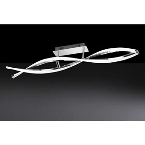 Wofi Pendant IDANA 152 LED Chrome Ceiling Lamp Dimmable 2 x 13.5w 46A - Picture 1 of 1